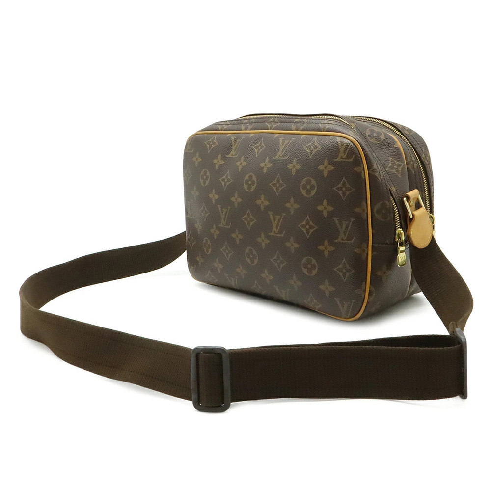 Louis Vuitton Monogram Shoulder Bag Reporter Crossbody Brown
